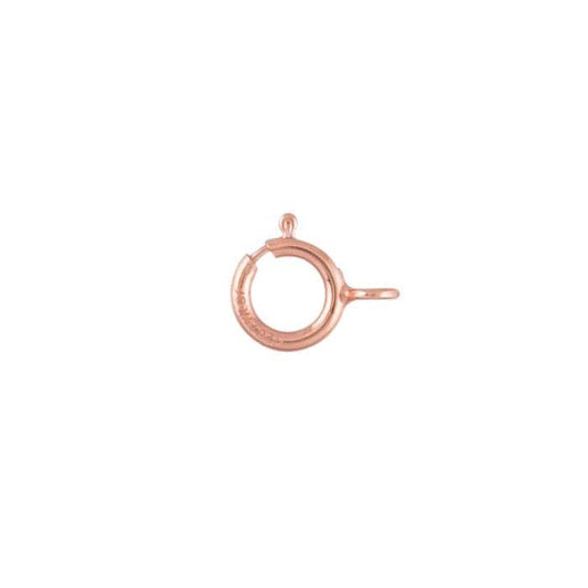 14/20 Rose Gold-Filled 8 x 5.5mm Lightweight Spring Ring Clasp