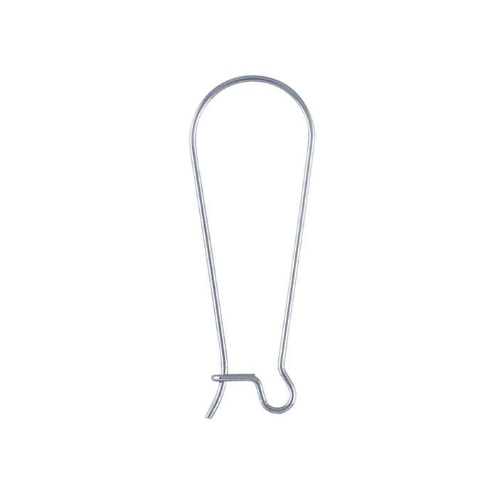 Surgical Steel 33.3mm Kidney Ear Wire