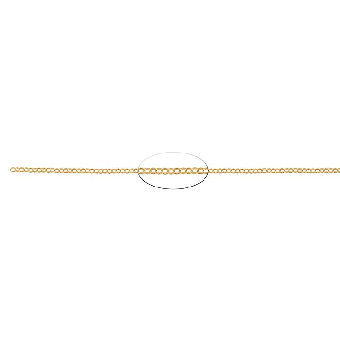 14K Yellow Gold Round Rolo Chain