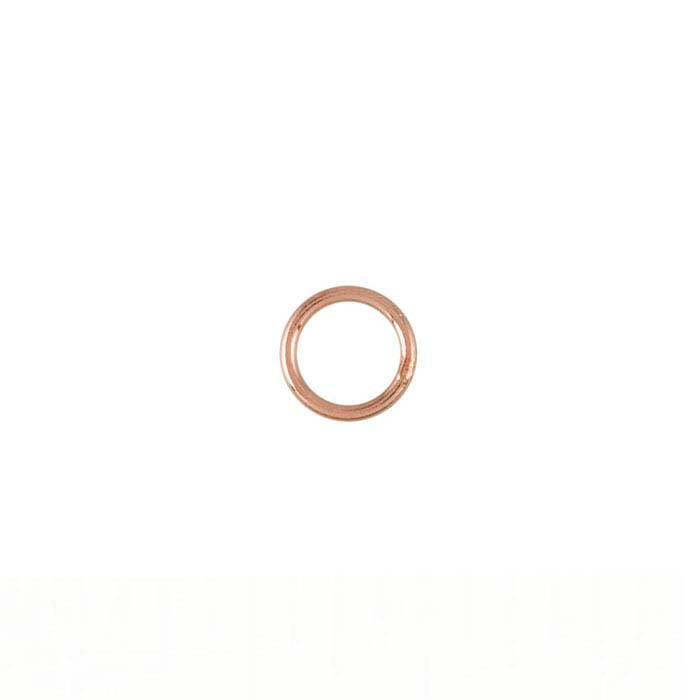 14/20 Rose Gold-Filled 3.7mm Round Closed Ring