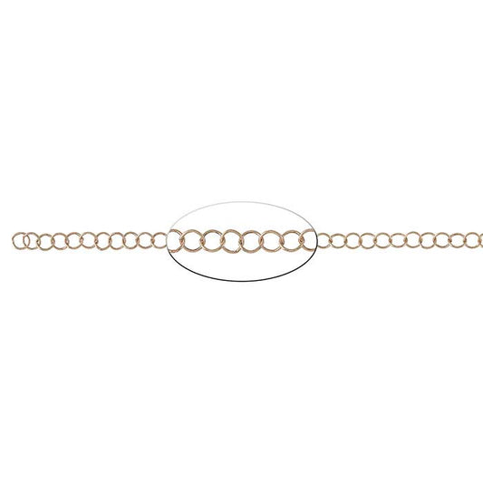 Bronze 3.5mm Cable Chain, 6.1 m. Spool