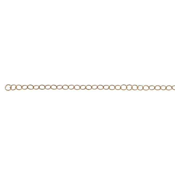 Bronze 3.6mm Flat Cable Chain, 6.1 m. Spool