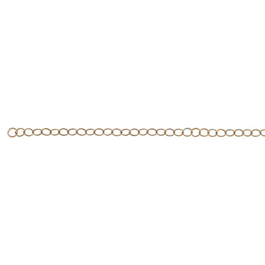 Bronze 3.6mm Flat Cable Chain, 6.1 m. Spool