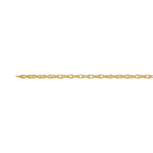 14/20 Yellow Gold-Filled 1.5mm Double-Rope Chain, 3.05 m. Spool
