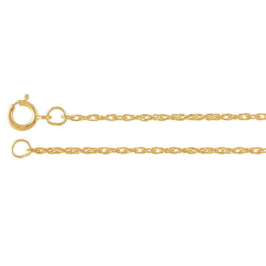 14/20 Yellow Gold-Filled 1.5mm Double-Rope Chain