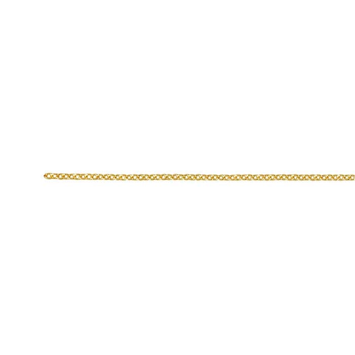 14/20 Yellow Gold-Filled 1.1mm Oval Cable Chain, By the Foot