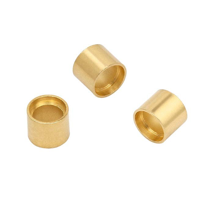 14K Yellow Gold 2.25mm Round Tube Bezel Setting