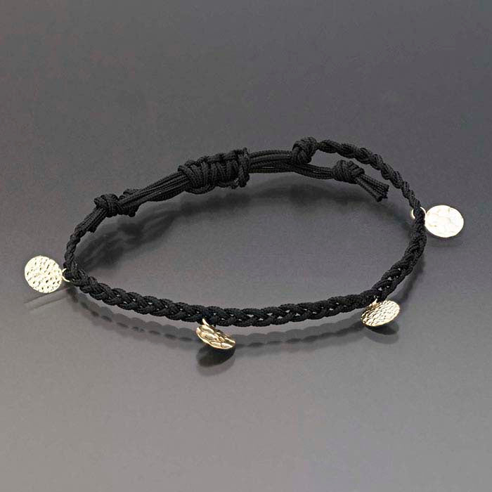 14/20 Yellow Gold-Filled Pebble-Textured Round Component
