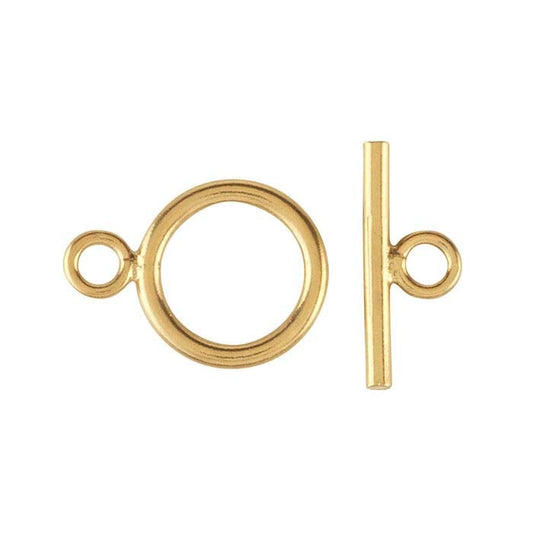 14/20 Yellow Gold-Filled 12.2mm Flat-End Toggle Clasp