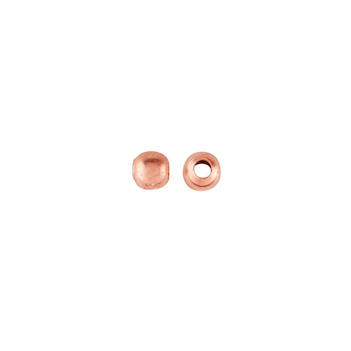 14/20 Rose Gold-Filled 2.5mm Round Seamless Bead