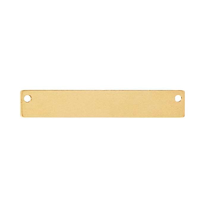 14/20 Yellow Gold-Filled Flat Rectangle Festoon Component, 0.81mm