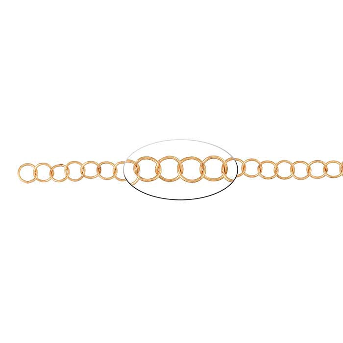 Bronze 4.8mm Cable Chain, 6.1 m. Spool