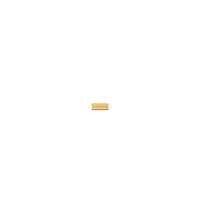 14/20 Gelbgold gefüllte 2 x 1 mm Rohrperle