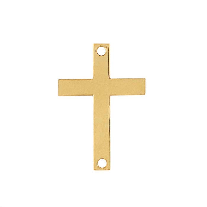 14/20 Yellow Gold-Filled Cross Link Component