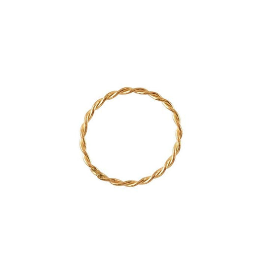 14/20 Yellow Gold-Filled Twist Circle Component