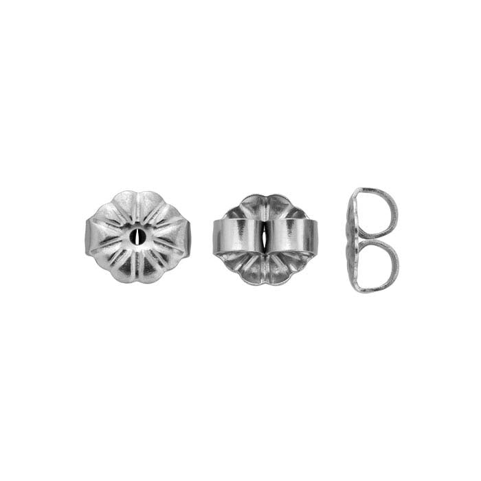 Stainless Steel 5.4mm dia. Scalloped Friction Ear Nut