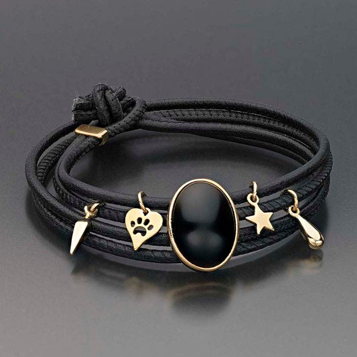 Black Nappa Leather 2.5mm Round Cord, 10-meter Spool