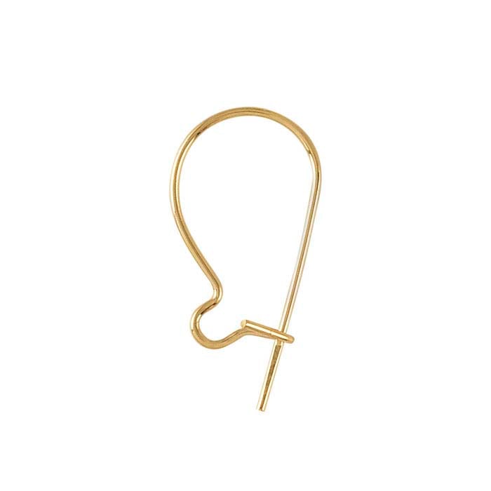 14/20 Yellow Gold-Filled Kidney Ear Wire