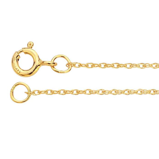 14/20 Yellow Gold-Filled 1mm Double-Rope Chain
