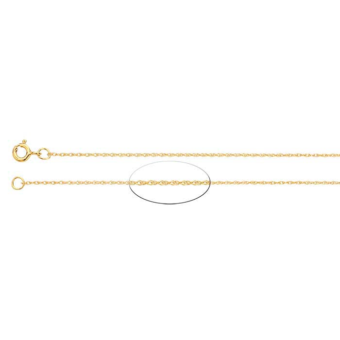 14/20 Yellow Gold-Filled 1mm Double-Rope Chain