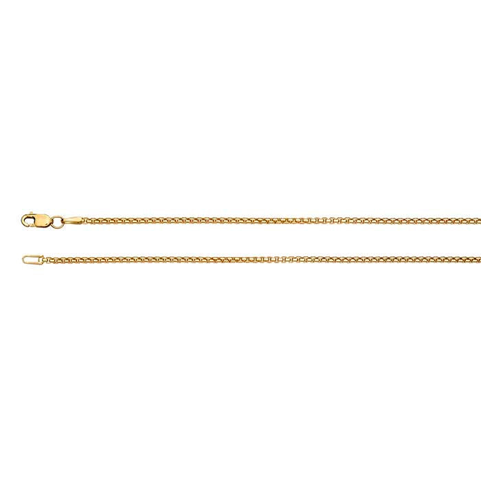14/20 Yellow Gold-Filled 1.7mm Rounded Box Chain