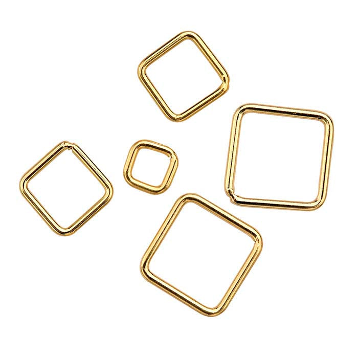 14/20 Yellow Gold-Filled 6.2mm Square Closed Ring