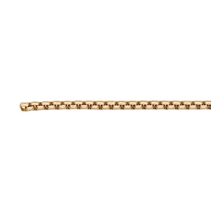 Bronze 1.7mm Rounded Box Chain, 6.1 m. Spool