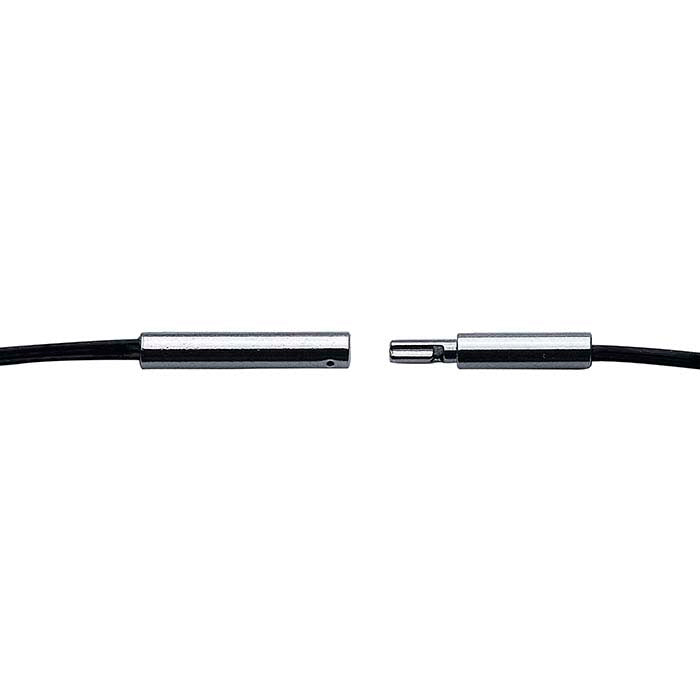 Stainless Steel Black 1mm Cable Neck Wire