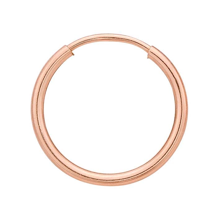 14/20 Rose Gold-Filled 1.3 x 14mm Endless Hoop Earring