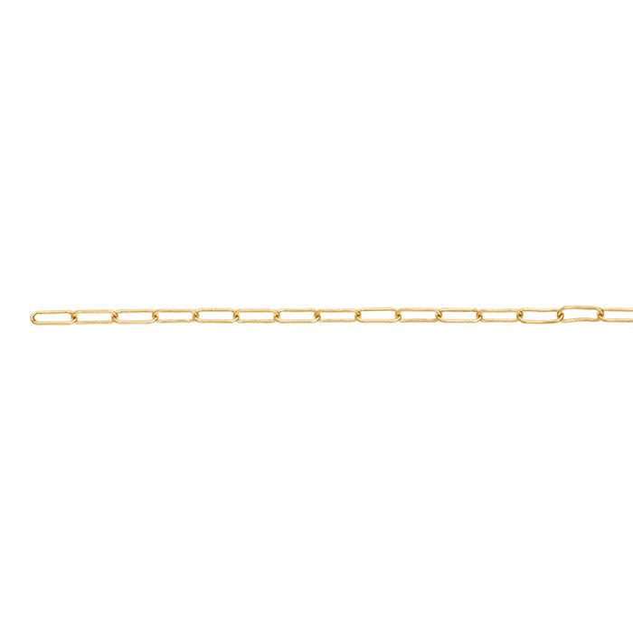 14/20 Yellow Gold-Filled 1.9mm Oval Cable Chain, By the Foot
