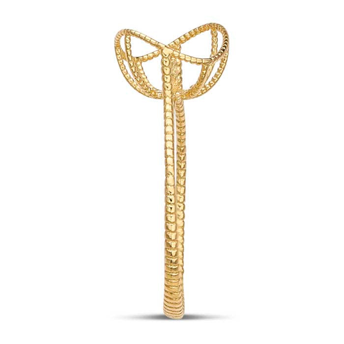14K Yellow Gold Filigree Pearl Ring Mounting