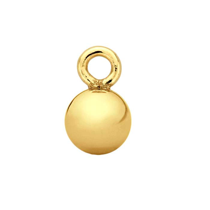 14/20 Yellow Gold-Filled Ball Charm