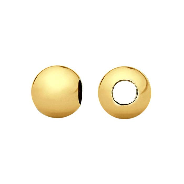 14/20 Yellow Gold-Filled 2.5mm Round Seamless Bead
