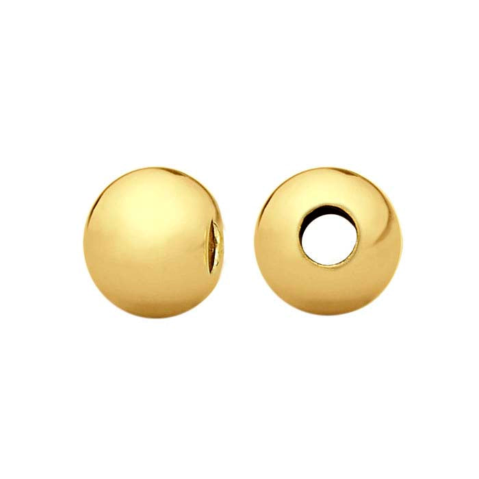 14/20 Yellow Gold-Filled 4mm Round Seamless Bead