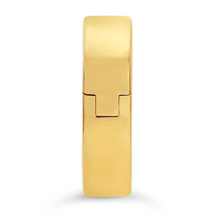 14K Yellow Gold 6mm EasyFit Hinged Wedding Band