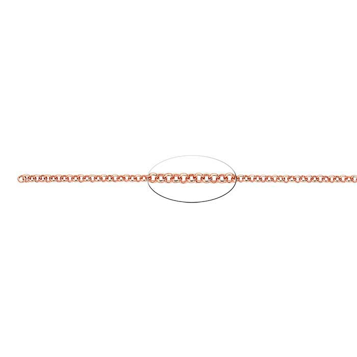 Copper 3.5mm Rolo Chain, 6.1 m. Spool