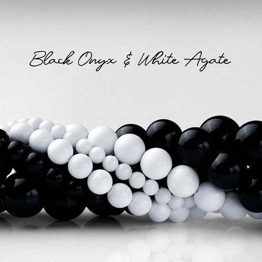 Black Onyx 6mm Round Bead Strand
