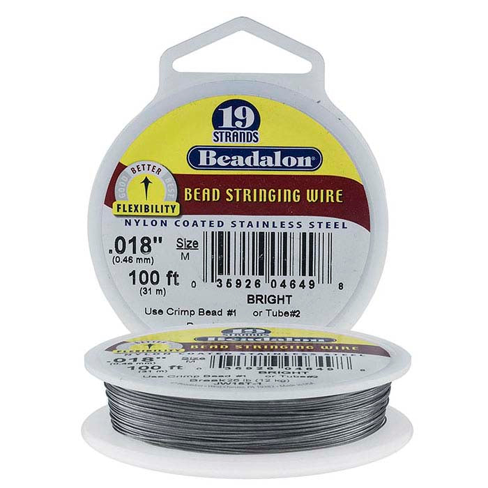 Beadalon® Designer Series 19-Strand Bright Wire, 30.48 m. Spool