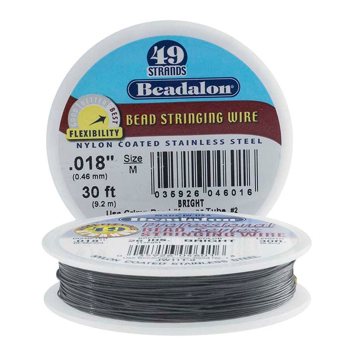 Beadalon® Professional Series 49-Strand Bright Wire, 9.14 m. Spool