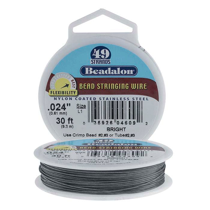 Профессиональная серия Beadalon® 49-жильный яркий провод, 9,14 м, катушка