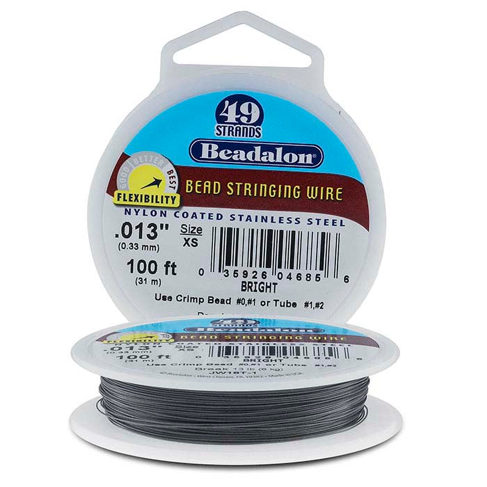 Beadalon® Professional Series 49-Strand Bright Wire, 30.48 m. Spool