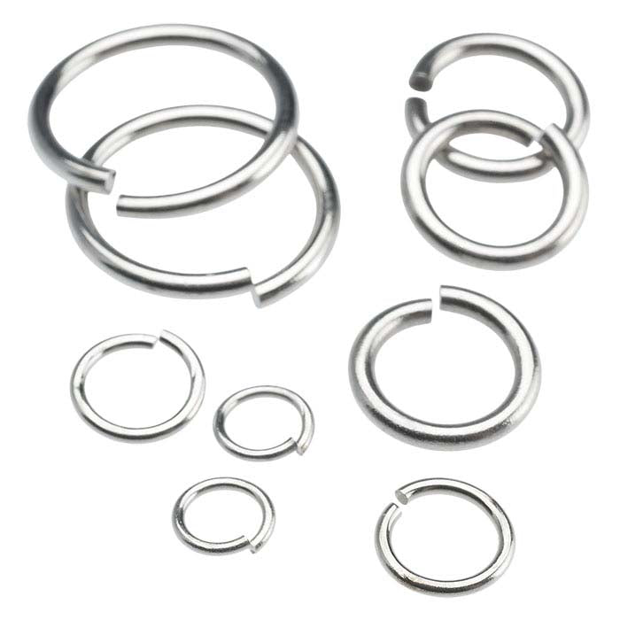 Nickel 8mm Round Jump Ring