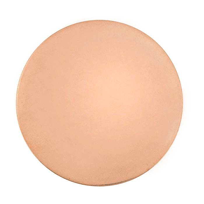 Copper 50.8mm Disc, 18-Ga., 1/2-Hard