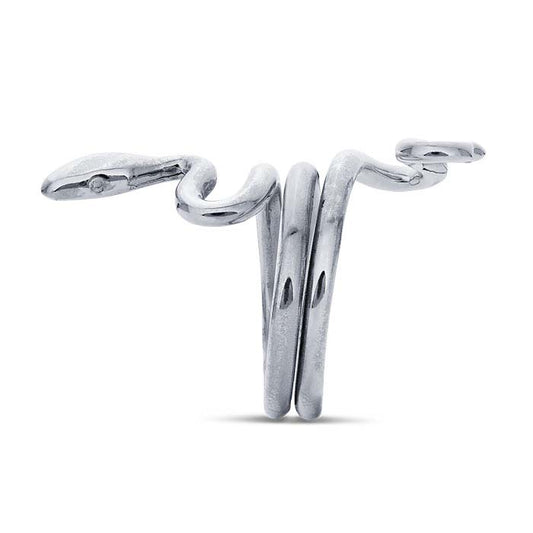 Sterling Silver Coiled Snake Ring