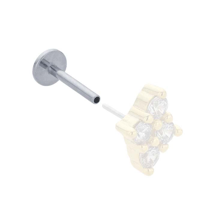 Titanium Threadless Post, 1.02mm