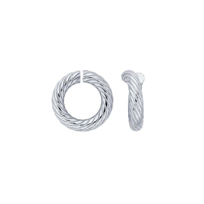 Stainless Steel 6mm Round Twist-Wire Jump Ring