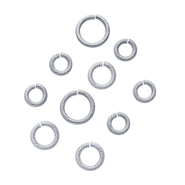 Stainless Steel 8mm Round Twist-Wire Jump Ring