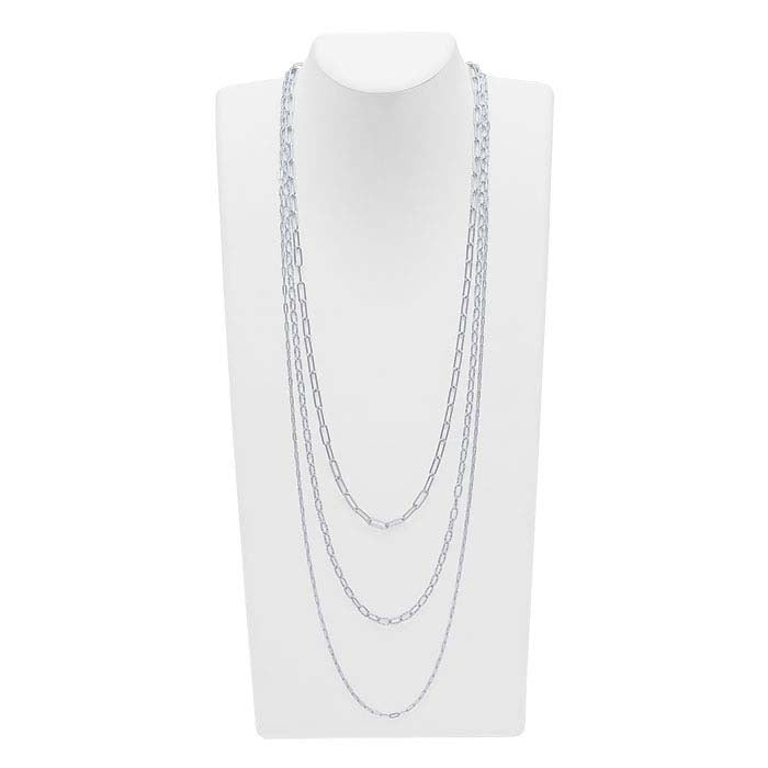 Sterling Silver Three-Strand Necklace