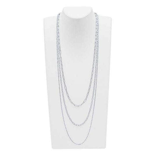 Sterling Silver Three-Strand Necklace
