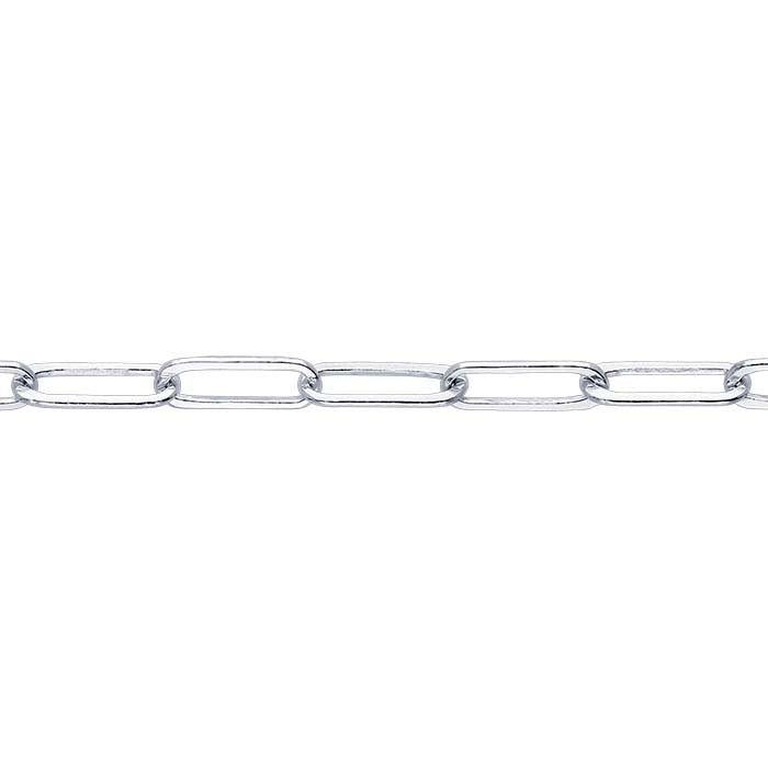 Sterling Silver 1.9mm Flat Oval Cable Chain